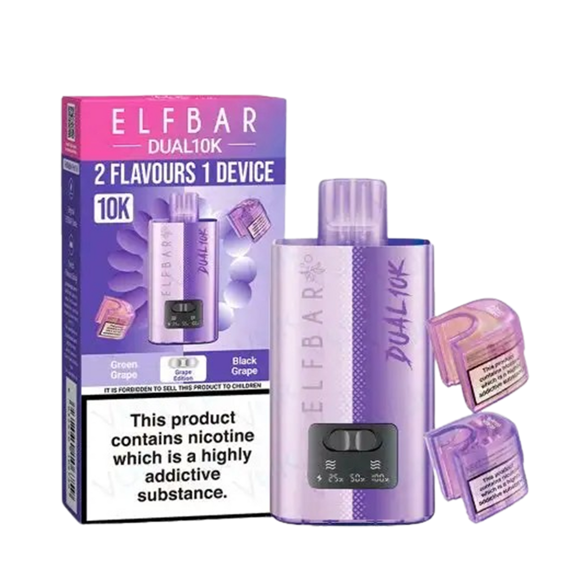 Elf Bar 10K Puff 10 000 Prefilled Pod Kit 2% Nicotine 850mAh battery 20 Flavors
