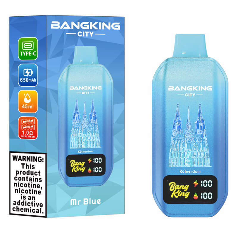 Bang King City 50000 Puffs Disposable Vape 650mAh 45ml 12 Flavors