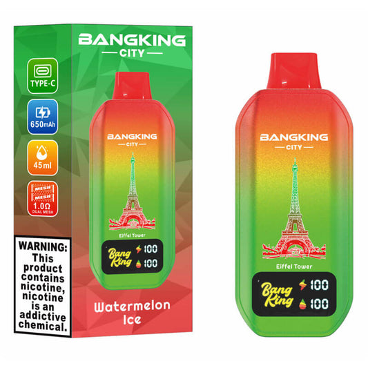 Bang King City 50000 Puffs Disposable Vape 650mAh 45ml 12 Flavors