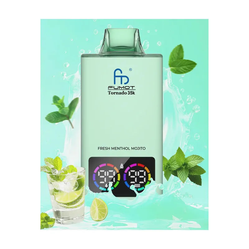Fumot Tornado 35k Disposable Vape Fumot Vape With Digital 20 flavor Display