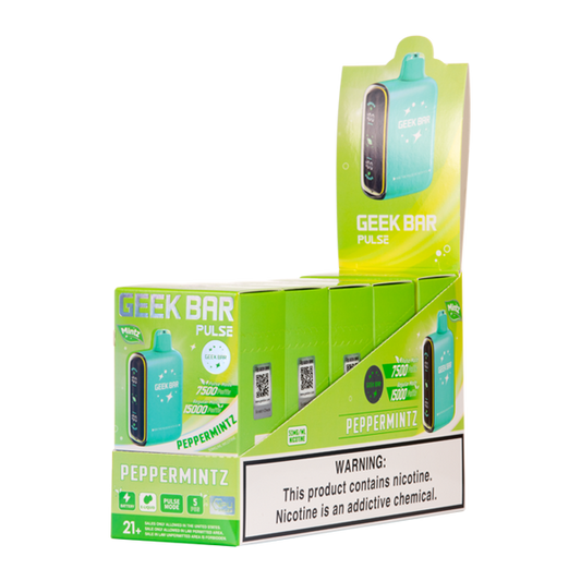 StoneMintz Geek Bar Pulse 50mg Nicotine 16ml E-liquid 650mAh Battery