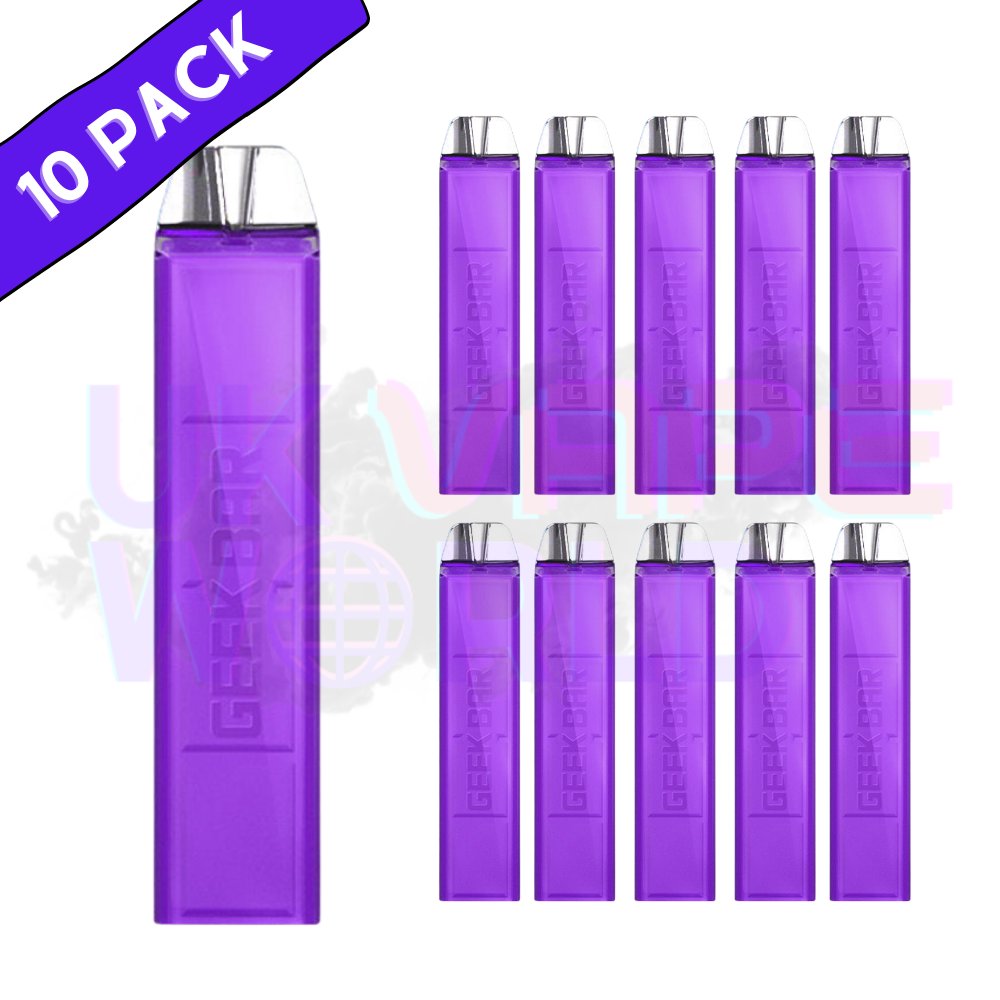 Geek Bar NEW S600 600puff Blackcurrant Menthol Bull Box Of 10
