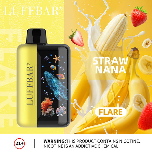 LUFFBAR FLARE DISPOSABLE VAPE 40000 PUFFS ,550mAh 18mL 9FLAVORS