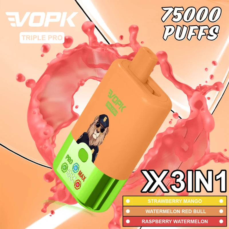 VOPK Triple Pro 75000 Puffs Best Value Bulk Sale