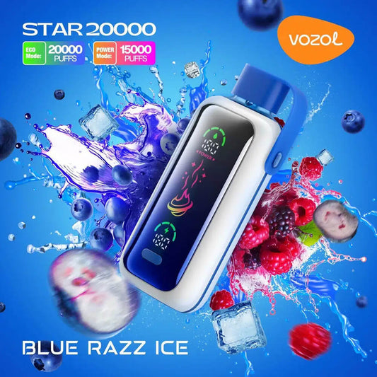 Vozol Star 20000 puff Disposable Vape 20 Flavors 650mAh In Sales EU warehouse