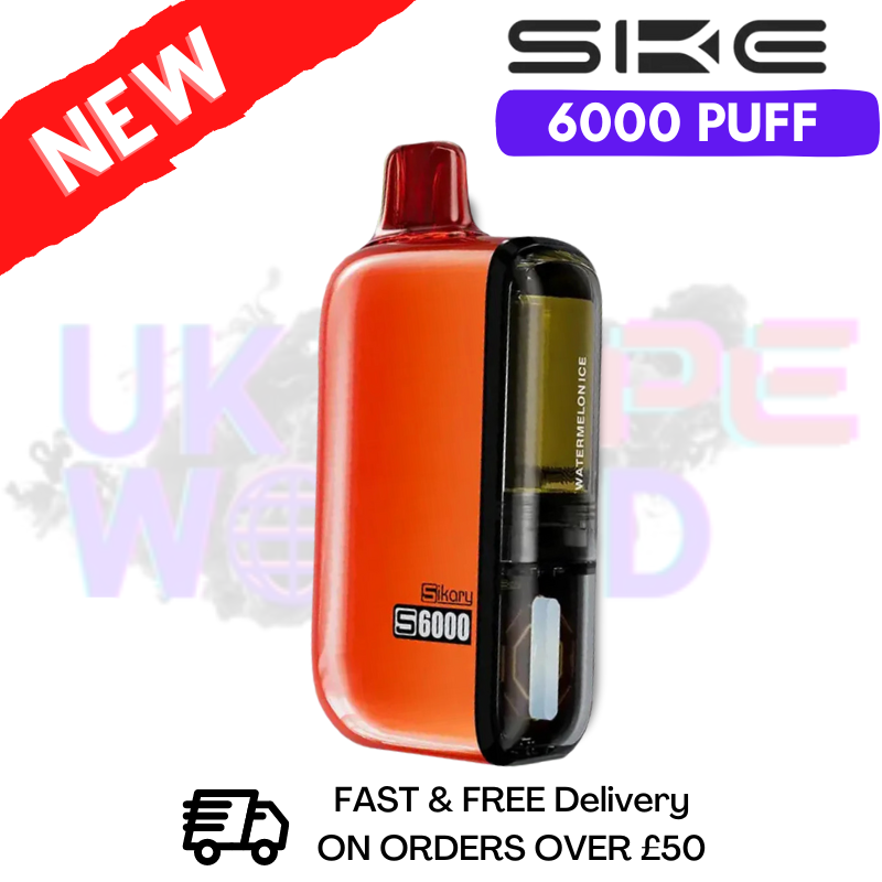 Watermelon Ice SKE SIKARY 6000 PUFF 6K Disposable Kit