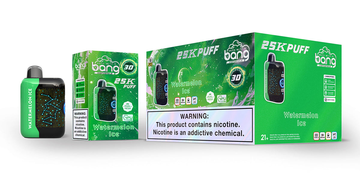 Bang starry 25000 puffs Disposable Vape-850mAh Battery, 30ml E-liquid, Multiple Nicotine 16 Flavors
