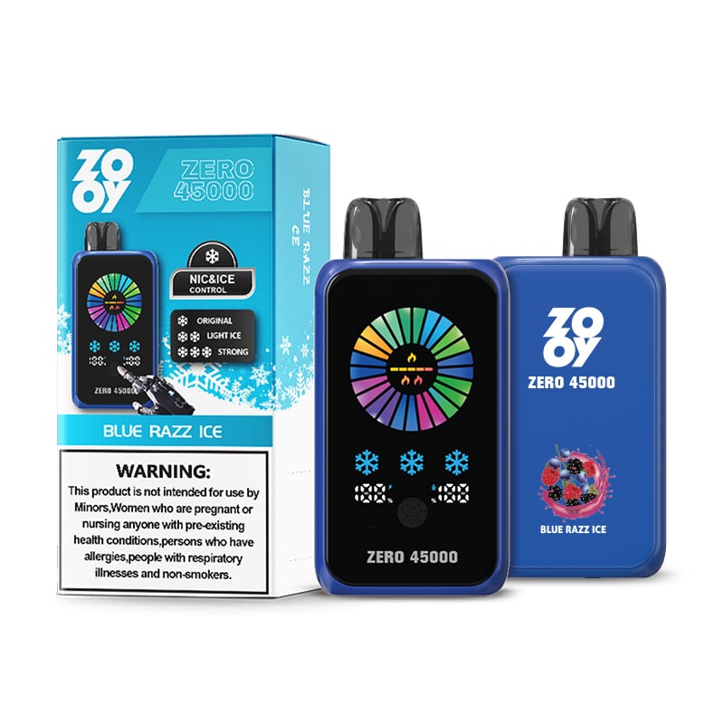 ZOOY ZERO 45000 puffs Nic&Ice Control Disposable Vape with Ajustable Airflow