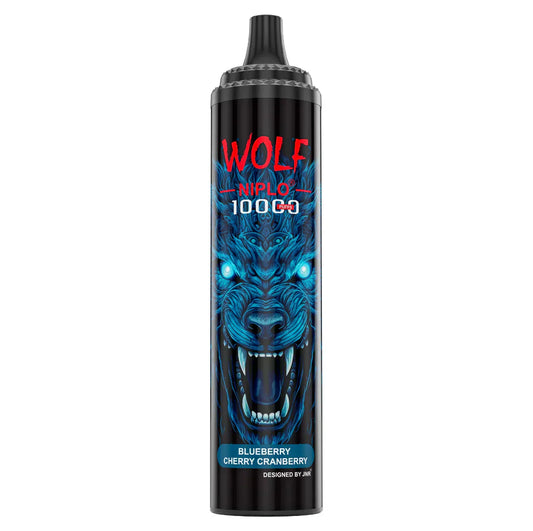 JNR Wolf Niplo 5% Disposable 10000 (Box of 10) 19 Flavors