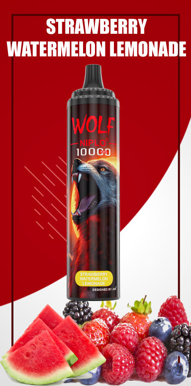 JNR Wolf 5% Disposable 10000 Puffs Available 19 Flavors