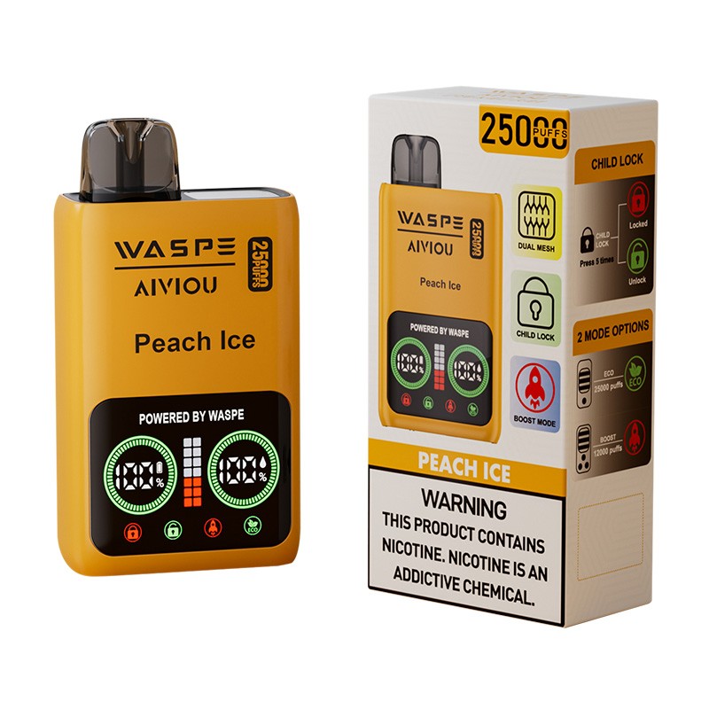 WASPE Aiviou 25000 Puffs Disposable Vape 650mah 25ml 10 Flavors