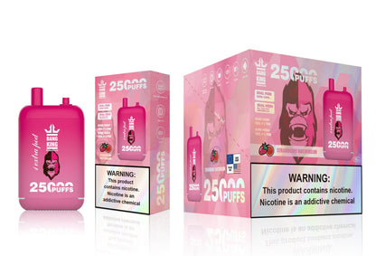 Bang King 25000 Puffs - 46mL Dual Tank (0%-5% Nicotine) 650mAh Battery 12 Flavors