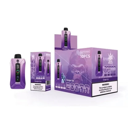 Bang BEACH 20000 Puffs 20K -  5% Nic Salt, Smart Display-650mAh Battery, 35ml E-liquid, Multiple Nicotine 12 Flavors