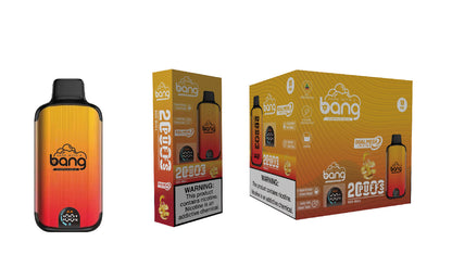 Bang Disposable Vape 20000 puffs Original Randm Tornado(0% to 5% Nicotine) Digital Smart Screen 25.0mL 650mAh 12 Flavors