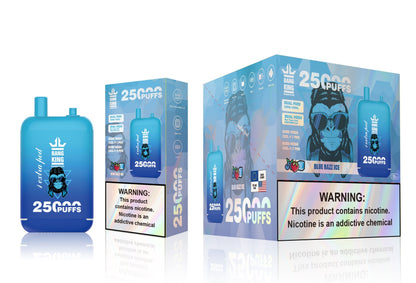 Bang King 25000 Puffs - 46mL Dual Tank (0%-5% Nicotine) 650mAh Battery 12 Flavors
