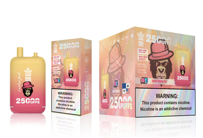 Bang King 25000 Puffs - 46mL Dual Tank (0%-5% Nicotine) 650mAh Battery 12 Flavors