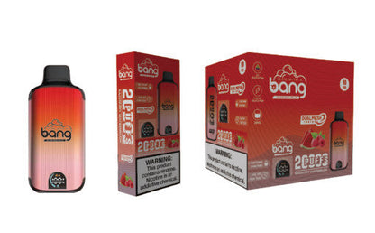 Bang Disposable Vape 20000 puffs Original Randm Tornado(0% to 5% Nicotine) Digital Smart Screen 25.0mL 650mAh 12 Flavors