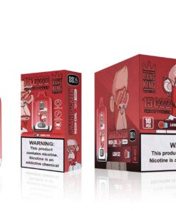 Bang King Smart screen 15000 puffs Disposable Vape(0% to 5% Nicotine) 25mL , 650mAh,12 Flavors