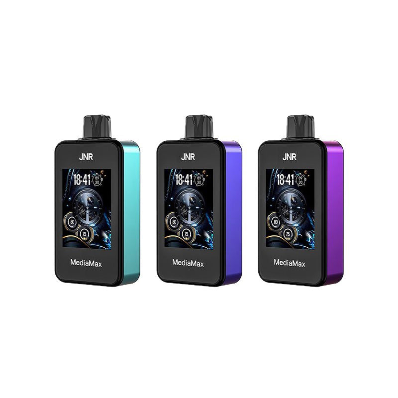 JNR MediaMax 40000 Puffs Disposable Vape Wholesale  5% nicotine 21ml e-liquid  1000 mah Battery 10 flavors