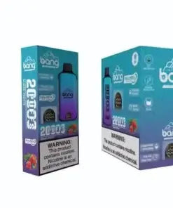 Bang Disposable Vape 20000 puffs Original Randm Tornado(0% to 5% Nicotine) Digital Smart Screen 25.0mL 650mAh 12 Flavors