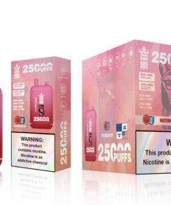 Bang King 25000 Puffs - 46mL Dual Tank (0% to 5% Nicotine)  650mAh Battery 12 Flavors