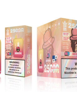Bang King 25000 Puffs - 46mL Dual Tank (0%-5% Nicotine) 650mAh Battery 12 Flavors