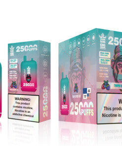 Bang King 25000 Puffs - 46mL Dual Tank (0% to 5% Nicotine)  650mAh Battery 12 Flavors