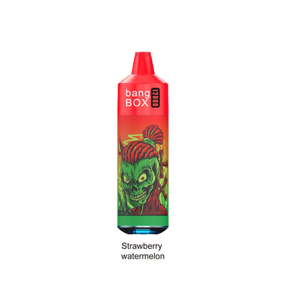 BANGBOX VAPE 12000 PUFFS/12 FLAVORS /RGB LIGHT/Battery650Mah /E-juice volume: 28ml 12flavors.
