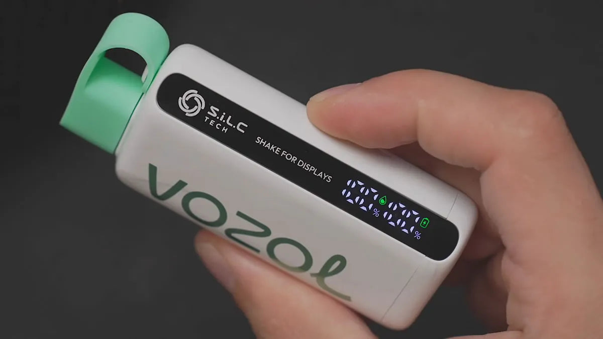 VOZOL STAR 9000 Puffs Disposable Vape  (0% to 5% Nicotine)14ml  650mAh rechargeable battery Wholesale 29 Flavors