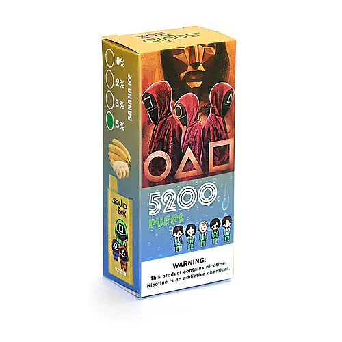 RandM Squid Box 5200 Puffs Disposable Vape  Authentic E Cigarette