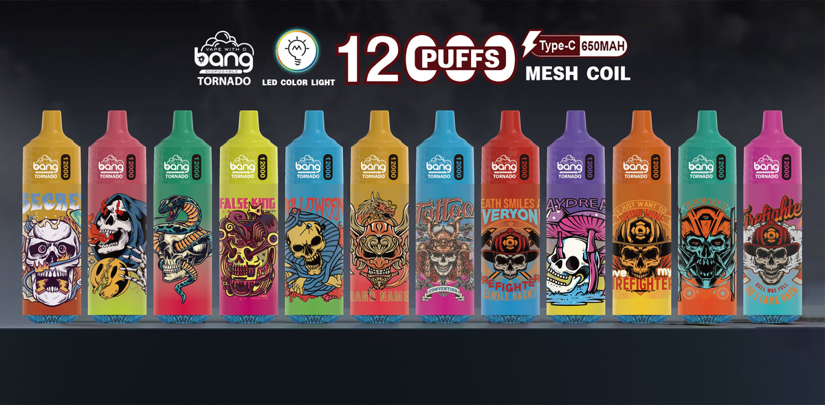BangKing 12000 Puffs Smart Full Screen Turn Ice Wholesale Disposable Vape Puff 12k Prefilled Pod-850mAh Battery, 40ml E-liquid, Multiple Nicotine 12 Flavors