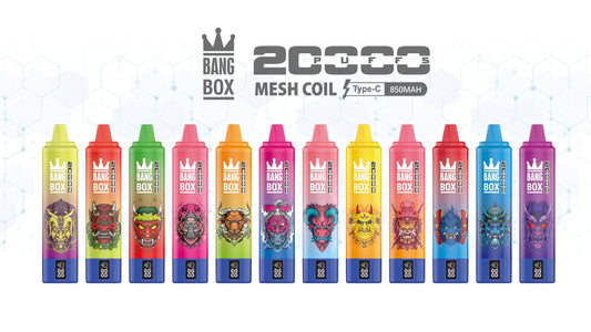BANGBOX 20000 Puffs Disposable Vape Wholesale-850mAh Battery, 35ml E-liquid, Multiple Nicotine 12 Flavors