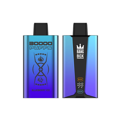 Bangbox 30000puff vape,LED Display capcity Batterya ,35ML 850MAH ,12 Flavor Display