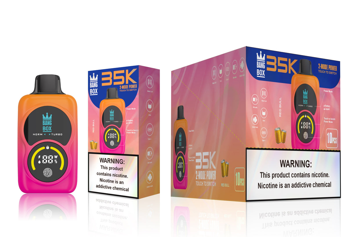 Bang Box 35000 Puffs Disposable Vape - 35ml E-Liquid, 700mAh Disposable Vape 12 Flavors