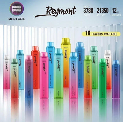BOX OF 10 PC- Reymont Disposable Vape Pod Pen - 3788 Puffs 2ml 20mg ON SALE-1400mAh Battery, Multiple Nicotine 12 Flavors