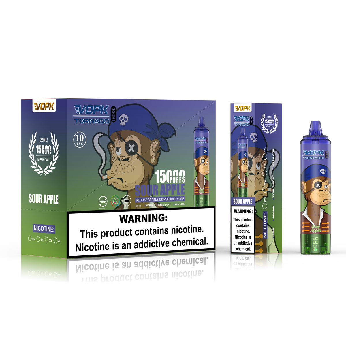 VOPK Tornado 15000 Puffs Disposable Vape Wholesale