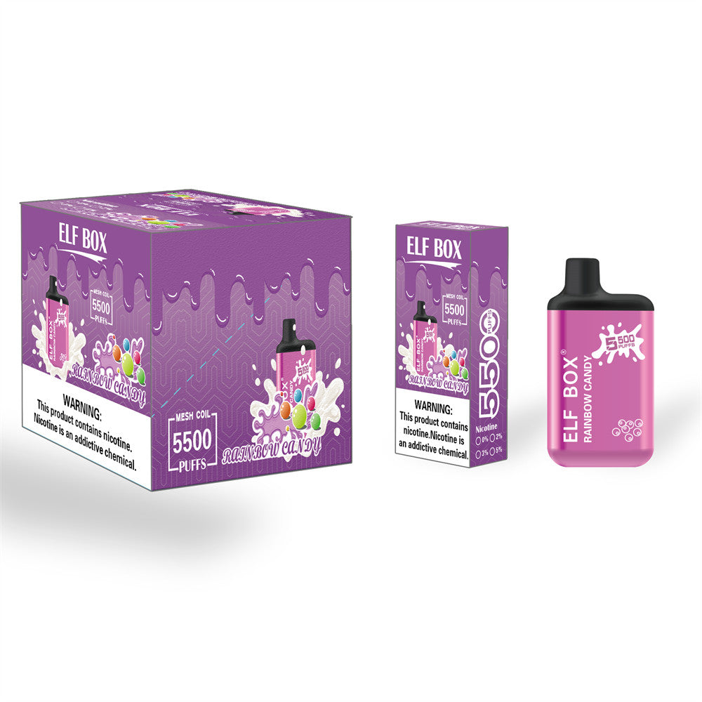 ELF BOX 5500 Puffs Disposable Vape Wholesale