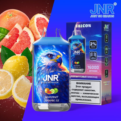 JNR Falcon 16000 Puffs Disposable Vape (Box of 10) 22ml 850mAh 28 Flavors
