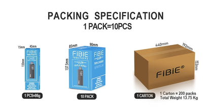 GUAVA-PASSION-FRUIT -FIBIE 7000 Puffs Disposable Vapor Wands(7000 PUFFS)