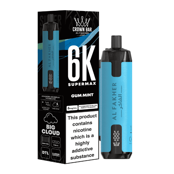 Al Fakher Supermax 6K Gum Mint