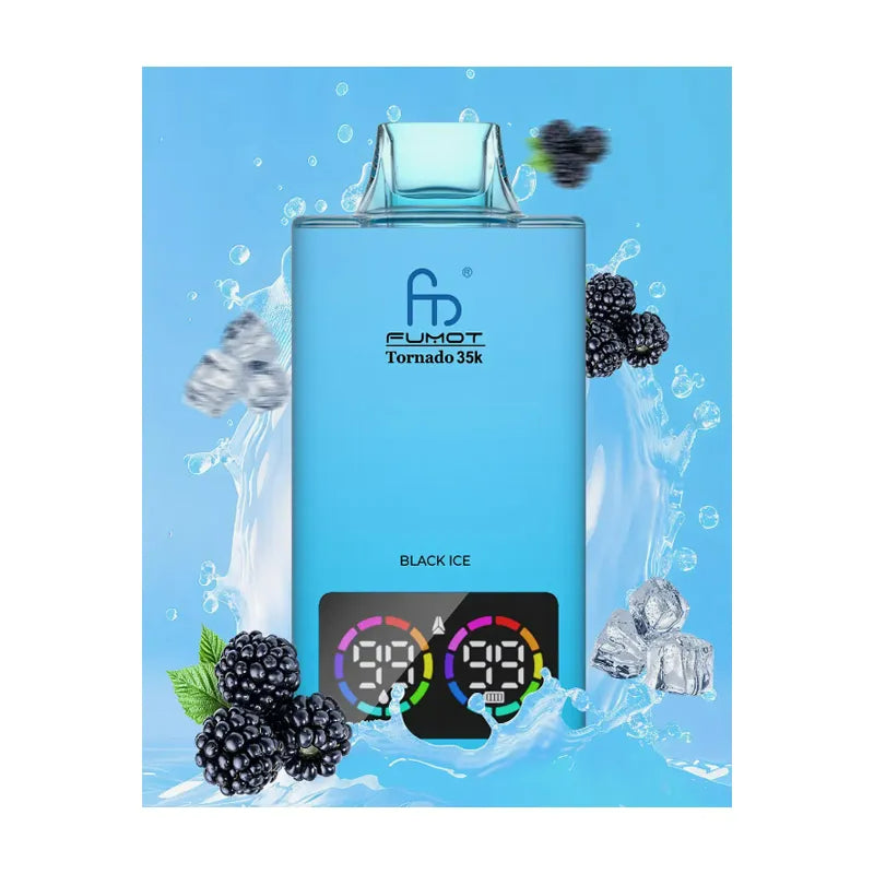 Fumot Tornado 35k Disposable Vape Fumot  Vape With Digital  20 flavor Display