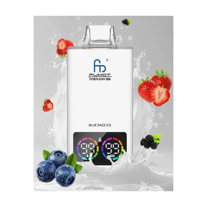 Fumot Tornado 35k Disposable Vape Fumot  Vape With Digital  20 flavor Display