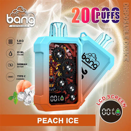 Bang 20000 Puffs Vape 20K Disposable Vape Pen E Cigarette Prefilled 25ml 500mAhDisposable Vape 12 Flavors