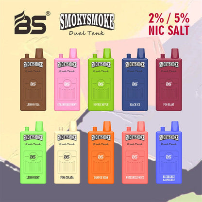 Breze Stiik Bs Smokysmoke 16000 Puffs Puff 16k With 650mah 18ml Dual Tank Disposable Vape