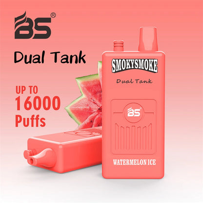 Breze Stiik Bs Smokysmoke 16000 Puffs Puff 16k With 650mah 18ml Dual Tank Disposable Vape