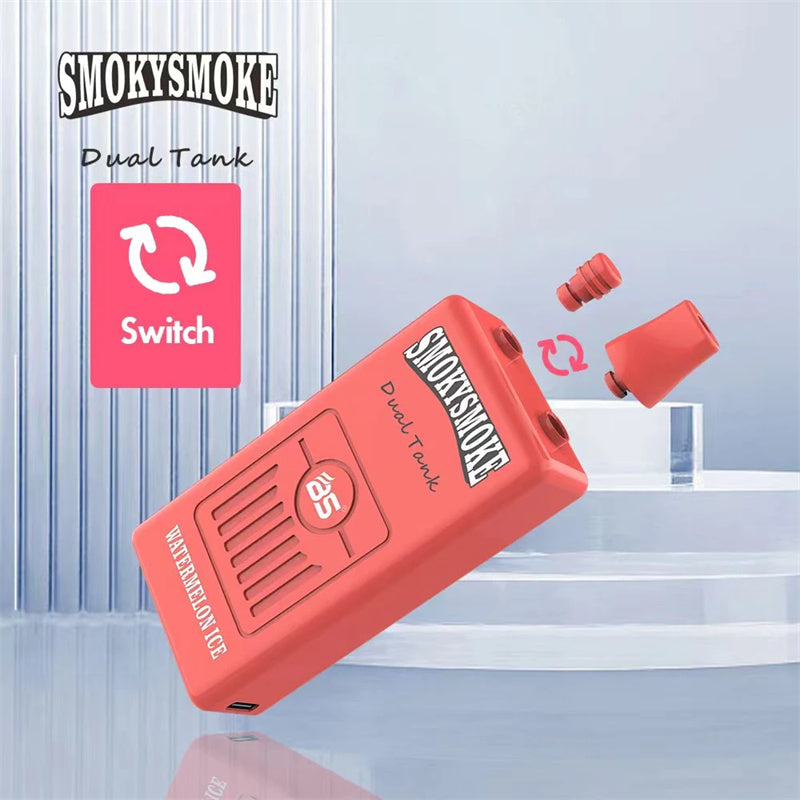 Breze Stiik Bs Smokysmoke 16000 Puffs Puff 16k With 650mah 18ml Dual Tank Disposable Vape