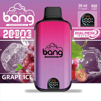 Bang King Double Crystal 20000 Puffs Vape 20K Disposable Vape Pen E Cigarette Prefilled 25ml 650mAh
