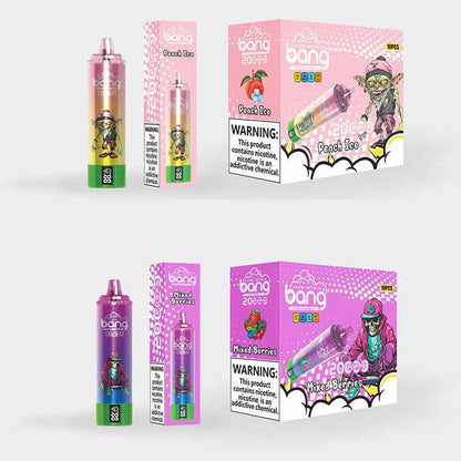 Bang 20000 Puff Canada Bar E Cigarette Atvs 15000/18000 Coming10000 Thunder 20000 Crystal 20000 Explorer Shisha Explorer Disposable Vape Wholesale-1000mAh Battery, 26ml E-liquid, Multiple Nicotine 12 Flavors