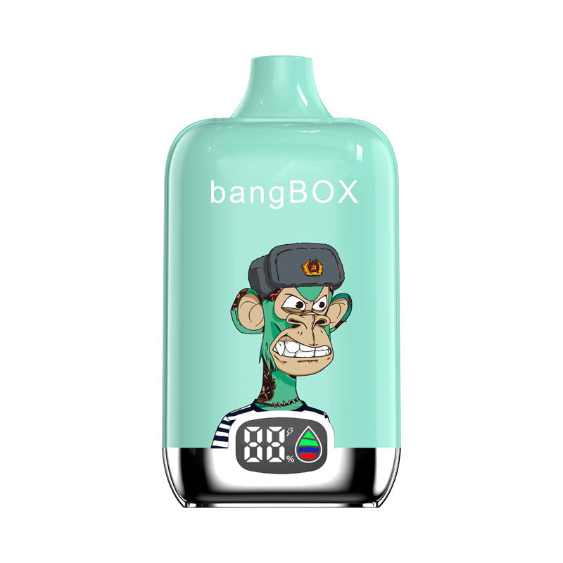 Bang King 15000 Puffs Digital Screen 15k Puff Smart Display Disposable Vape Rechargeable 0% 2% 5% Vaping 20 Flavors