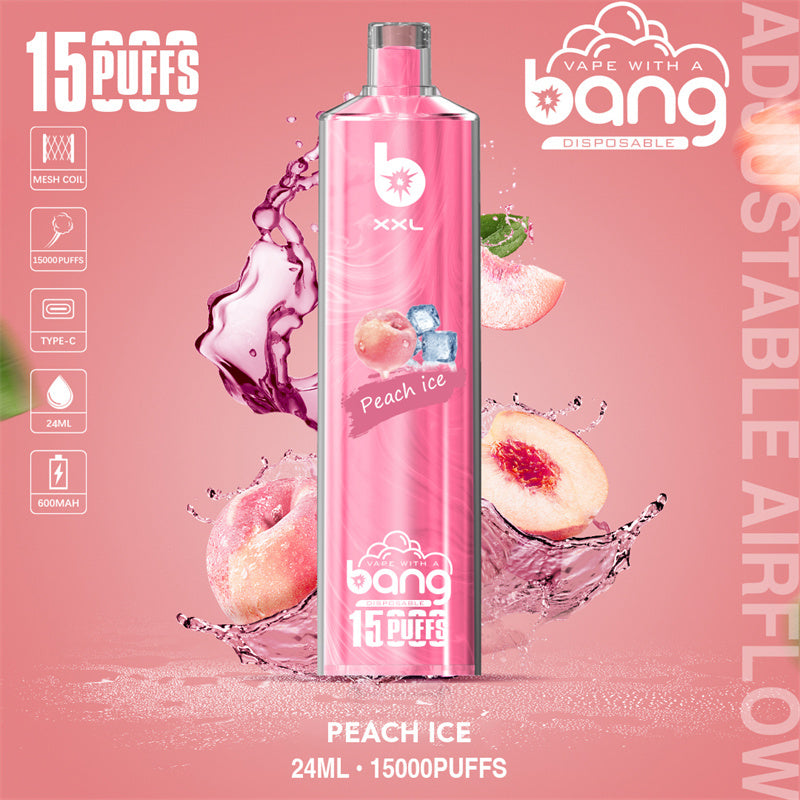 Bang SHISHA 15000 Puffs Disposable Vape – 600mAh Battery, 23ml Capacity, 20 Flavors